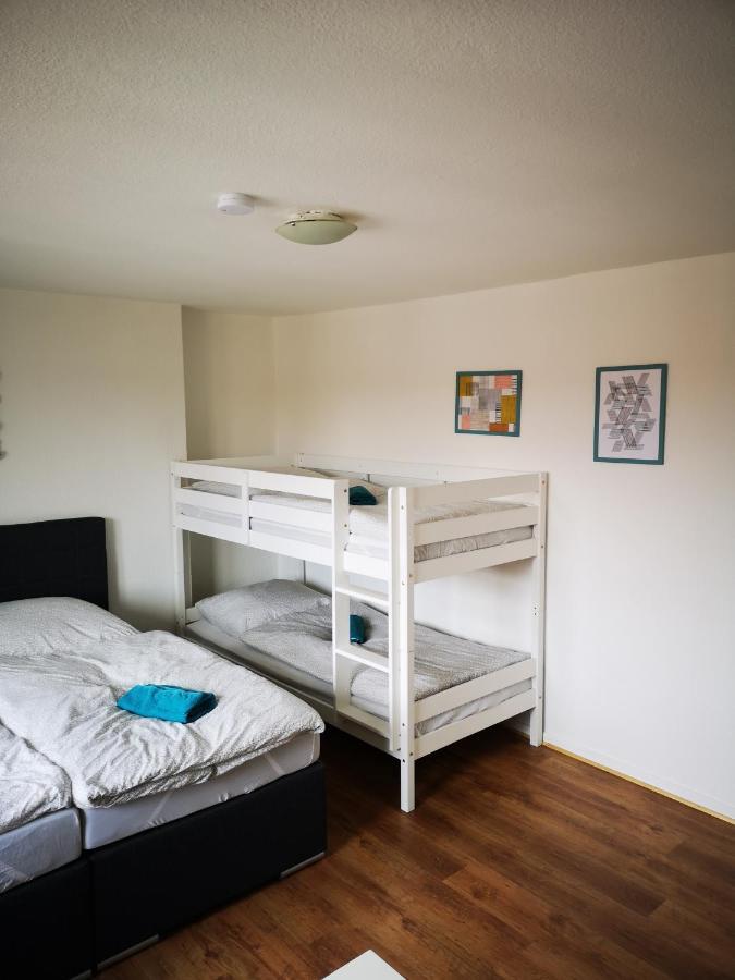 Ferienwohnung Mit Balkon เบรเมอร์ฮาเฟิน ภายนอก รูปภาพ